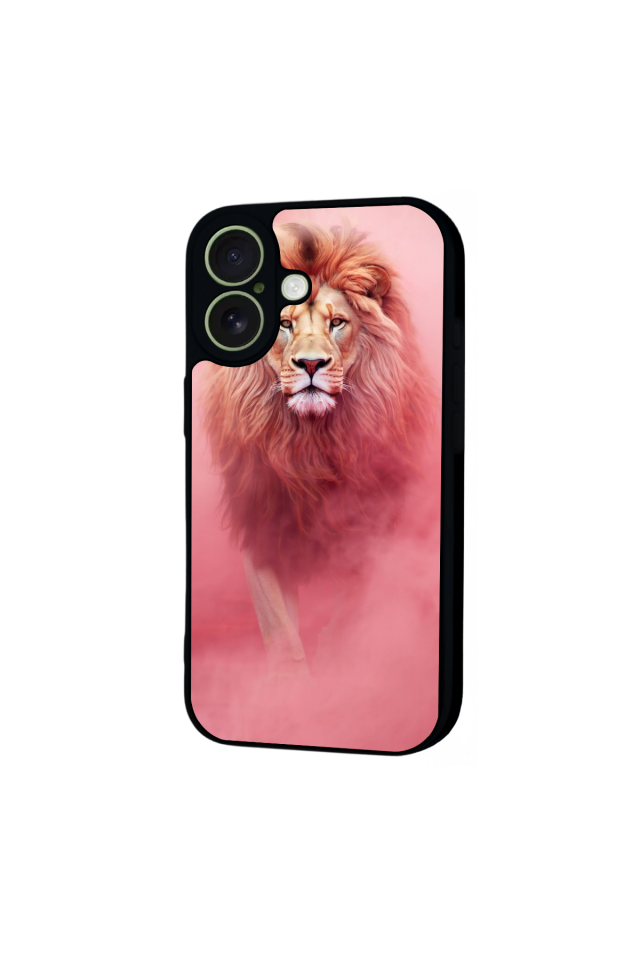 iPhone 17 Uyumlu Aslan Tasarımlı Glossy Premium Kılıf