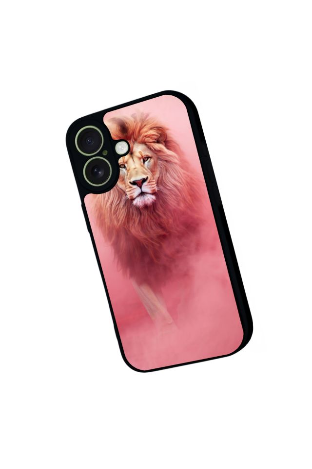 iPhone 17 Uyumlu Aslan Tasarımlı Glossy Premium Kılıf