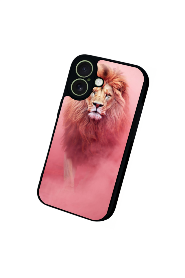 iPhone 17 Uyumlu Aslan Tasarımlı Glossy Premium Kılıf