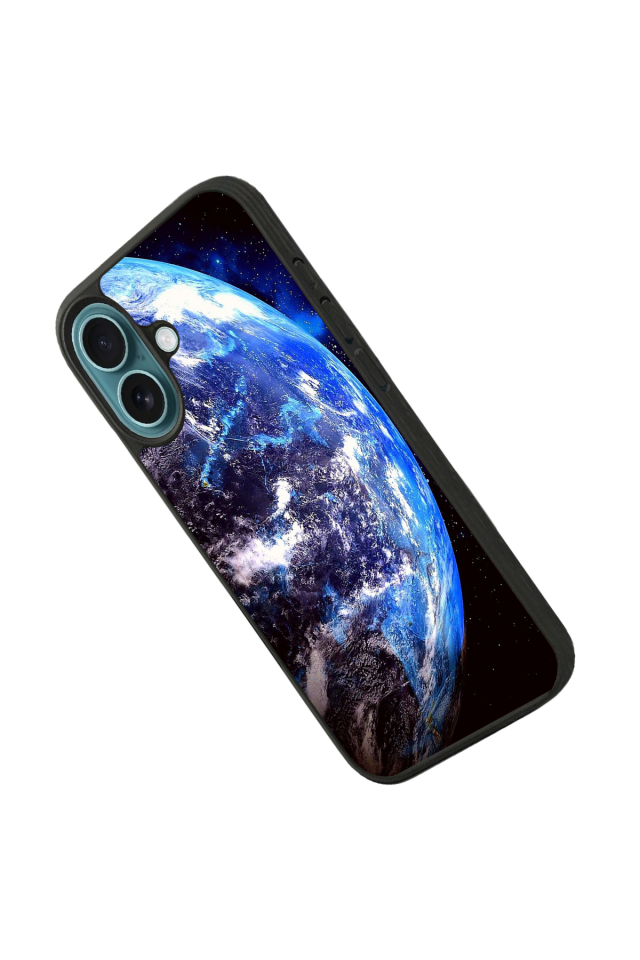 iPhone 16 Uyumlu Ay Tasarımlı Glossy Premium Kılıf