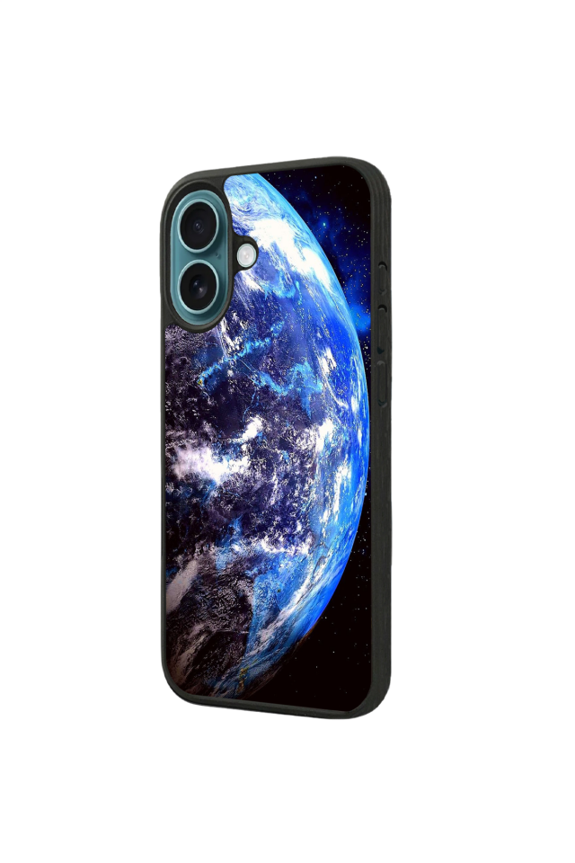 iPhone 16 Uyumlu Ay Tasarımlı Glossy Premium Kılıf