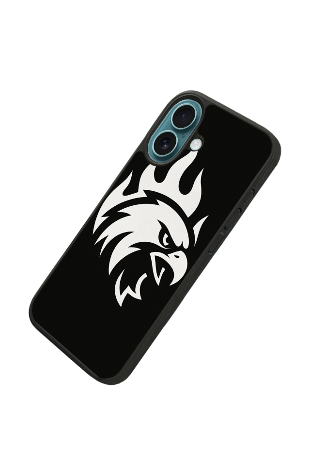 iPhone 16 Uyumlu Besiktas Tasarımlı Glossy Premium Kılıf