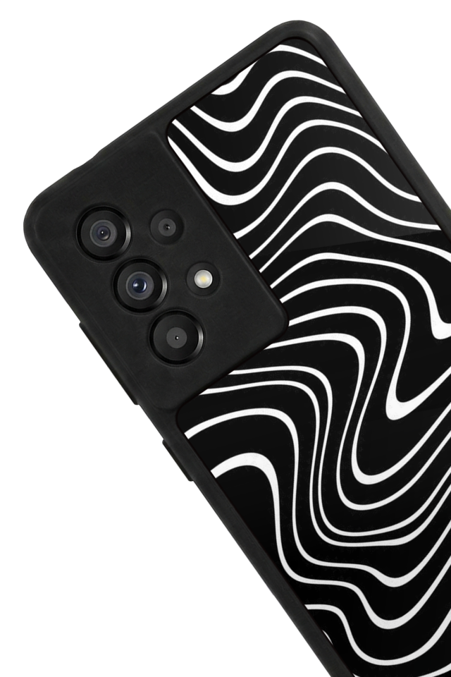 Samsung Galaxy A73 Uyumlu Çizgi Sanatı Tasarımlı Glossy Premium Kılıf