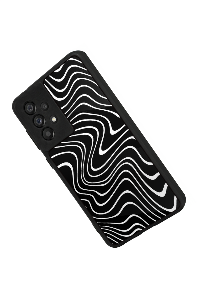 Samsung Galaxy A73 Uyumlu Çizgi Sanatı Tasarımlı Glossy Premium Kılıf