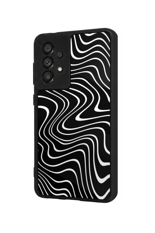 Samsung Galaxy A73 Uyumlu Çizgi Sanatı Tasarımlı Glossy Premium Kılıf