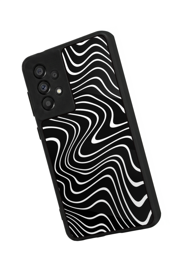 Samsung Galaxy A73 Uyumlu Çizgi Sanatı Tasarımlı Glossy Premium Kılıf