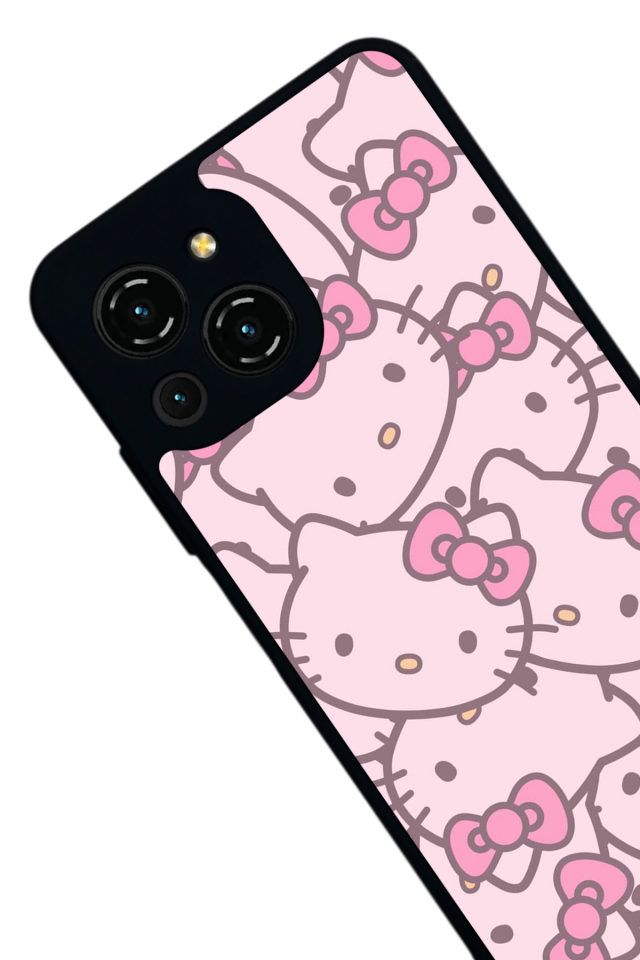 Reeder S23 Pro Max Uyumlu HelloKitty Tasarımlı Glossy Premium Kılıf