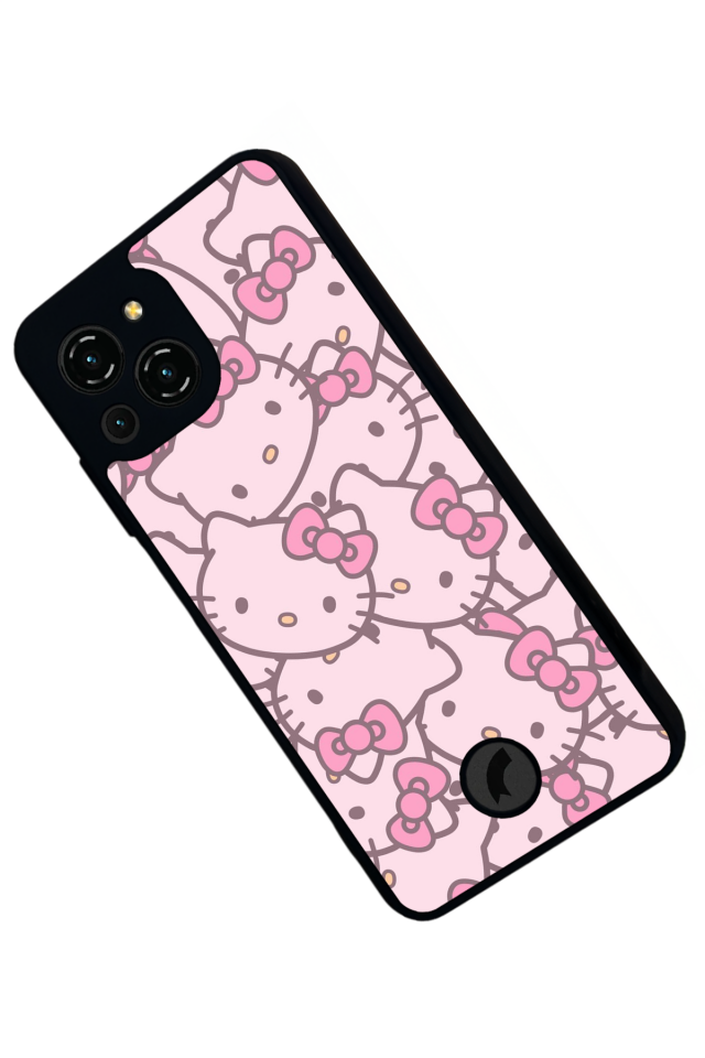 Reeder S23 Pro Max Uyumlu HelloKitty Tasarımlı Glossy Premium Kılıf