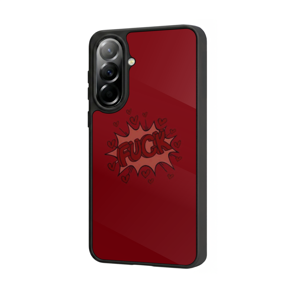 Samsung Galaxy A37 Uyumlu Kalp Love Tasarımlı Glossy Premium Kılıf