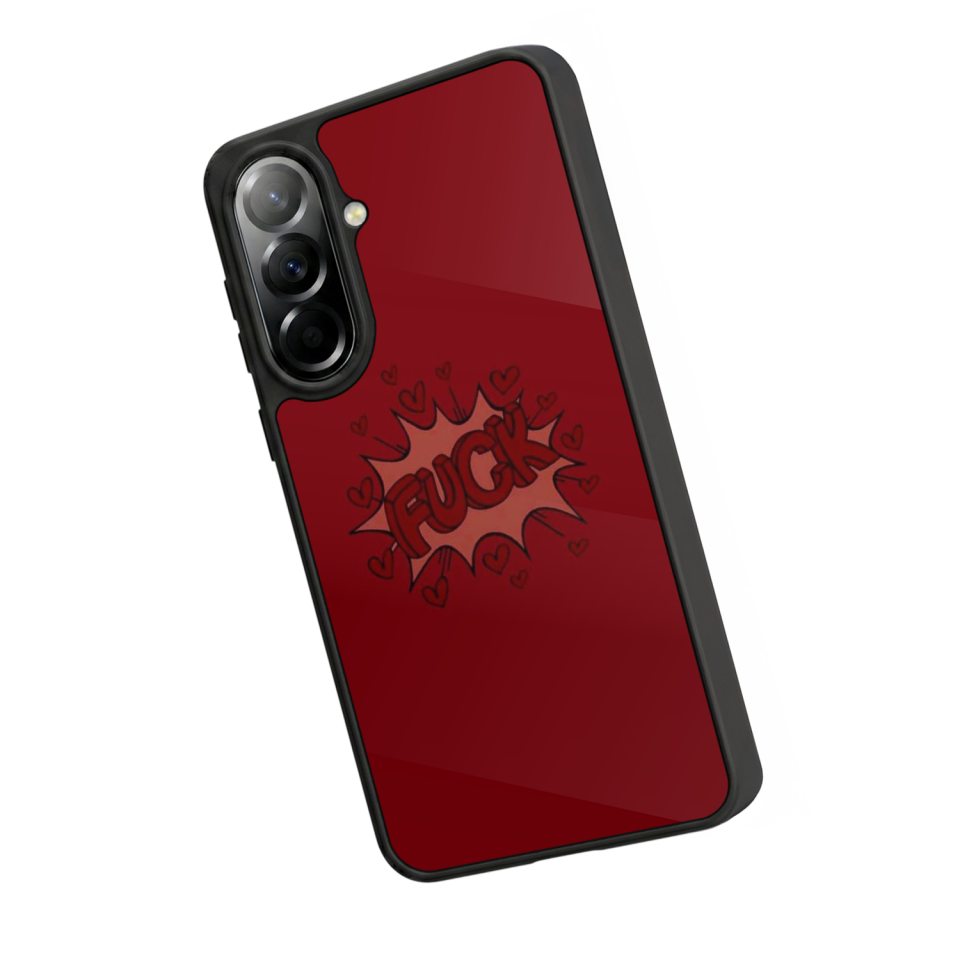 Samsung Galaxy A37 Uyumlu Kalp Love Tasarımlı Glossy Premium Kılıf