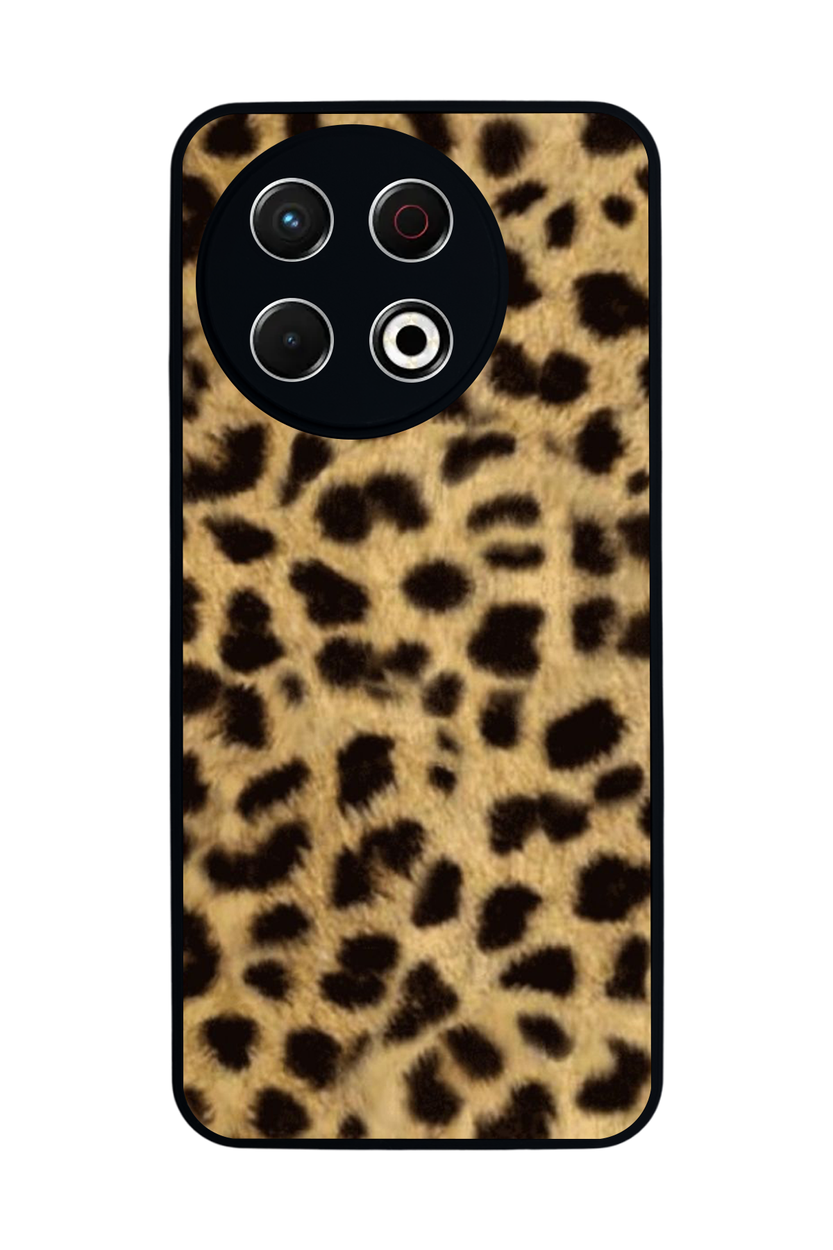 Tecno Spark 30 Pro Uyumlu Leopar Tasarımlı Glossy Premium Kılıf