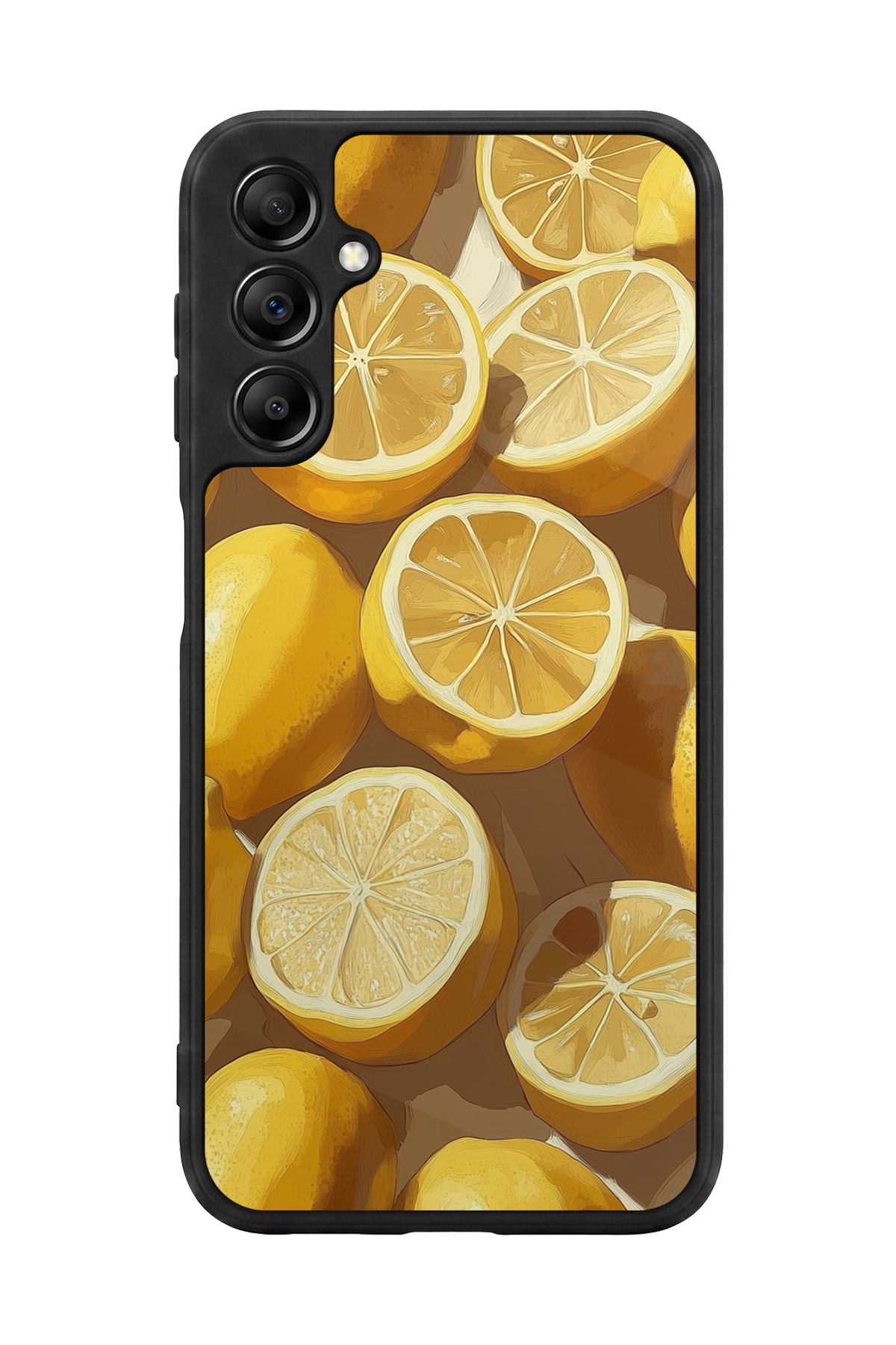 Samsung Galaxy A14 Uyumlu Limon Tasarımlı Glossy Premium Kılıf