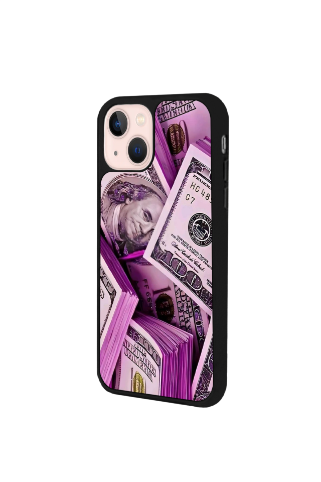 iPhone 13 Mini Uyumlu Money Para Tasarımlı Glossy Premium Kılıf