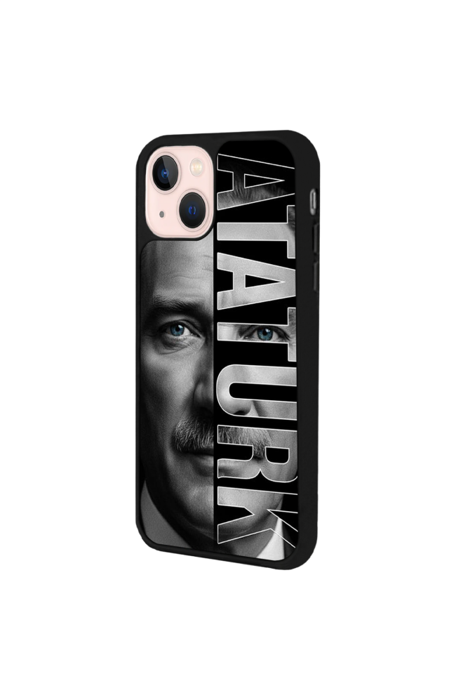 iPhone 15 Uyumlu Mustafa Kemal Ataturk Tasarımlı Glossy Premium Kılıf