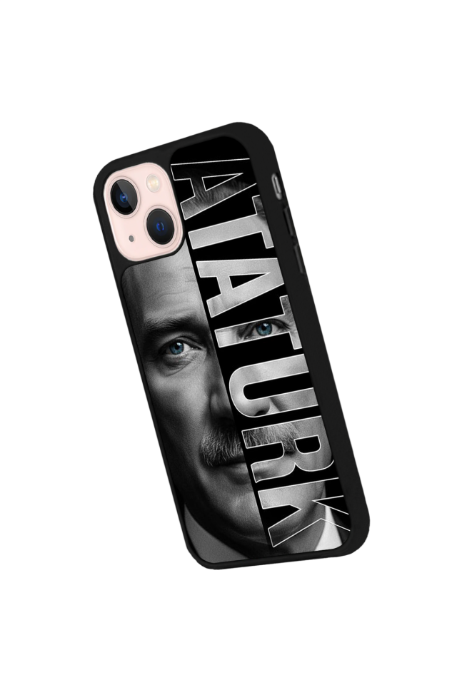 iPhone 15 Uyumlu Mustafa Kemal Ataturk Tasarımlı Glossy Premium Kılıf