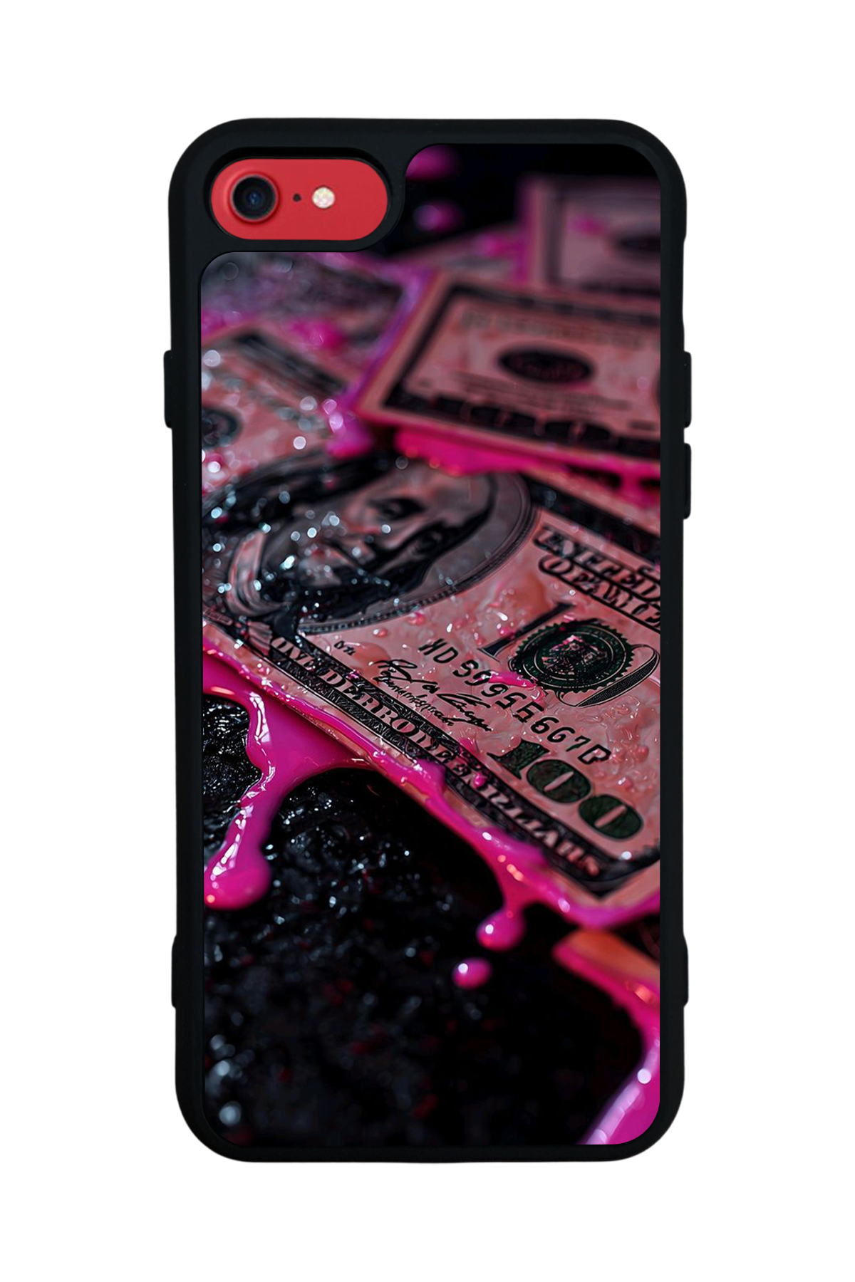 iPhone 8 Uyumlu Para Tasarımlı Glossy Premium Kılıf