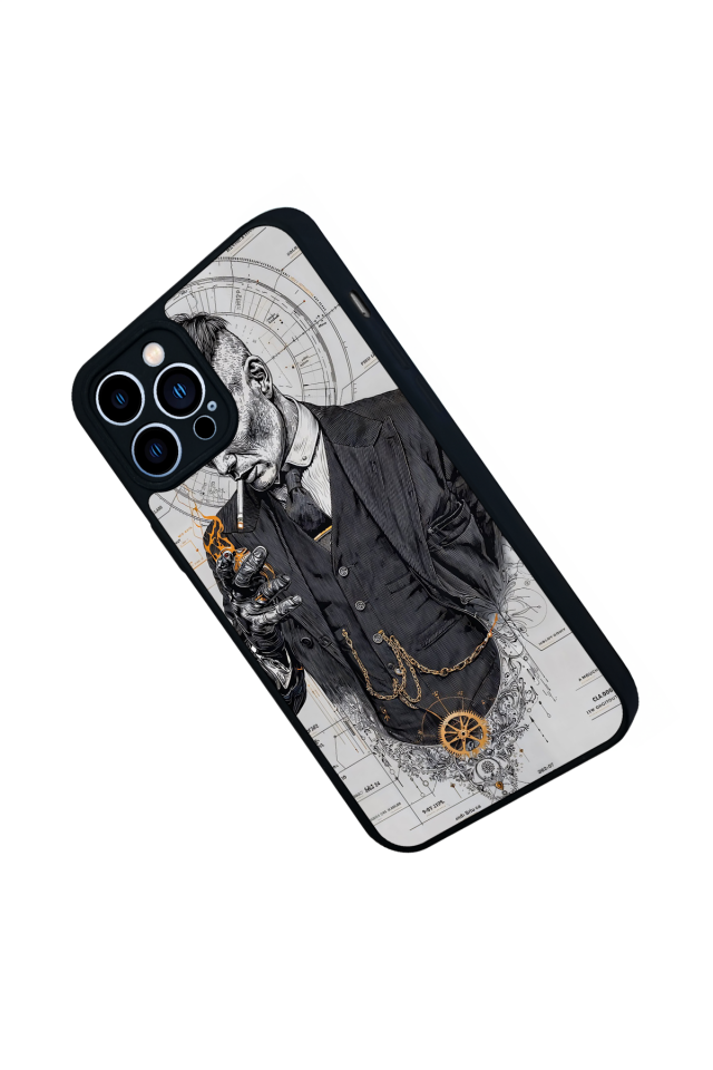 iPhone 13 Pro Max Uyumlu Peaky Blinders Tasarımlı Glossy Premium Kılıf