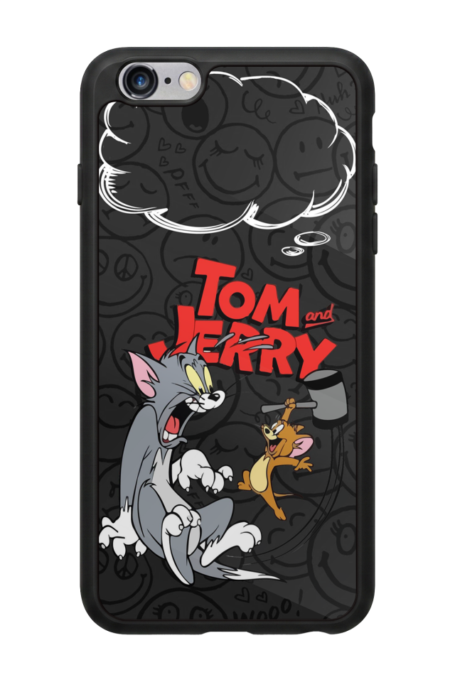 iPhone 6s Plus Uyumlu Tom And Jerry Tasarımlı Glossy Premium Kılıf