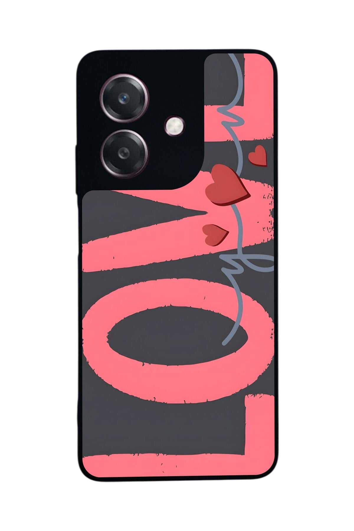 Oppo A3 5G Uyumlu Love Tasarımlı Glossy Premium Kılıf