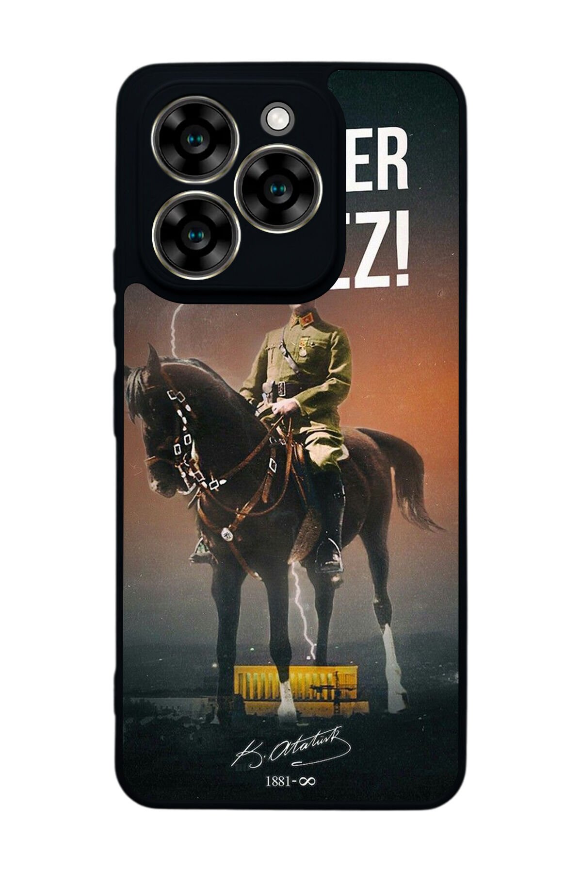 Reeder S919 Uyumlu Mustafa Kemal Ataturk Tasarımlı Glossy Premium Kılıf