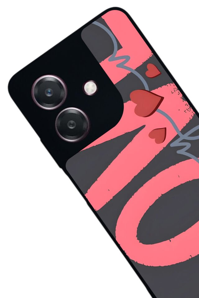 Oppo A3 5G Uyumlu Love Tasarımlı Glossy Premium Kılıf