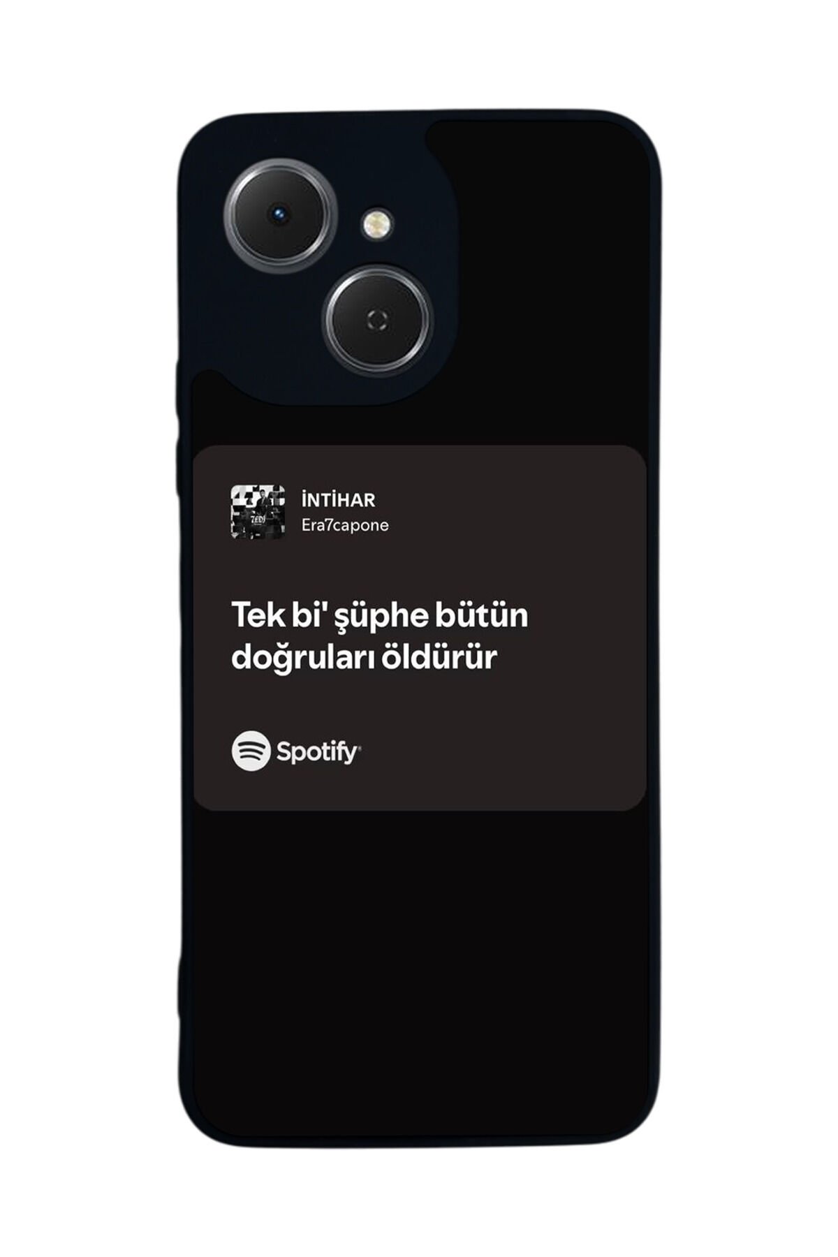 Tecno Spark 40C Uyumlu Sarki Sozleri Tasarımlı Glossy Premium Kılıf