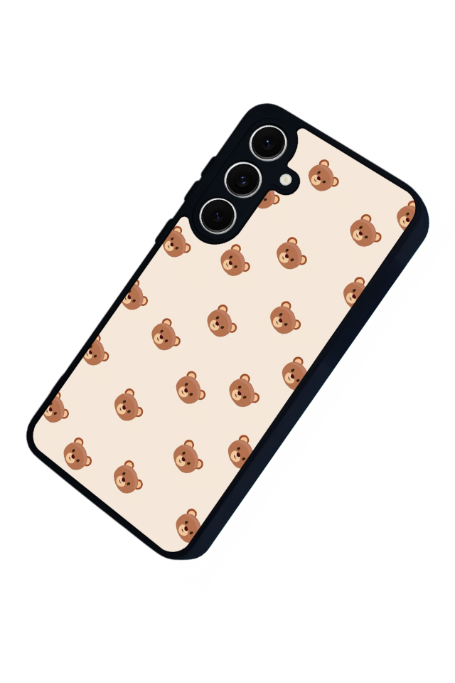 Samsung Galaxy A16 Uyumlu Ayı Tasarımlı Glossy Premium Kılıf