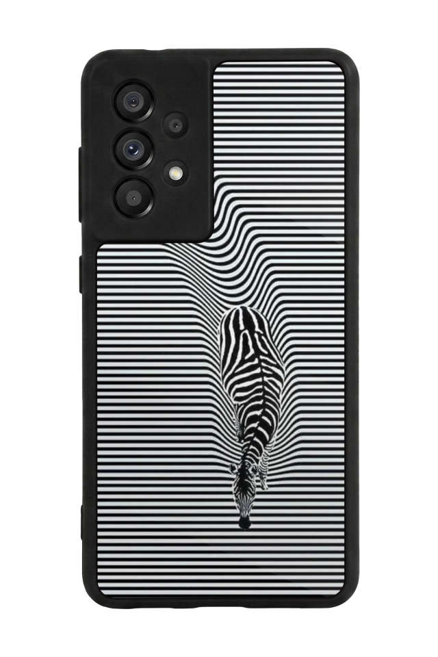 Samsung Galaxy A73 Uyumlu Çizgi Sanatı Tasarımlı Glossy Premium Kılıf