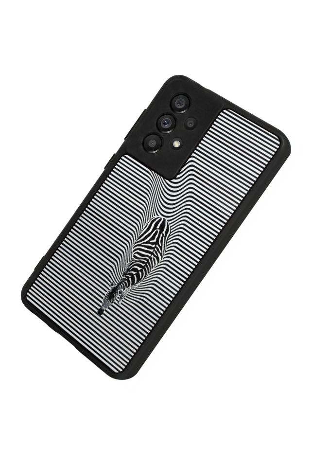 Samsung Galaxy A73 Uyumlu Çizgi Sanatı Tasarımlı Glossy Premium Kılıf