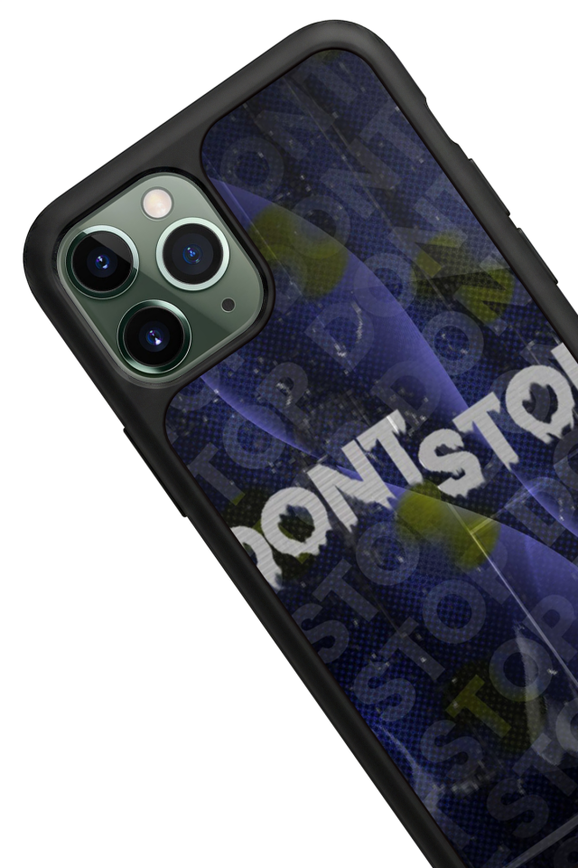 iPhone 11 Pro Uyumlu Dont Stop Tasarımlı Glossy Premium Kılıf