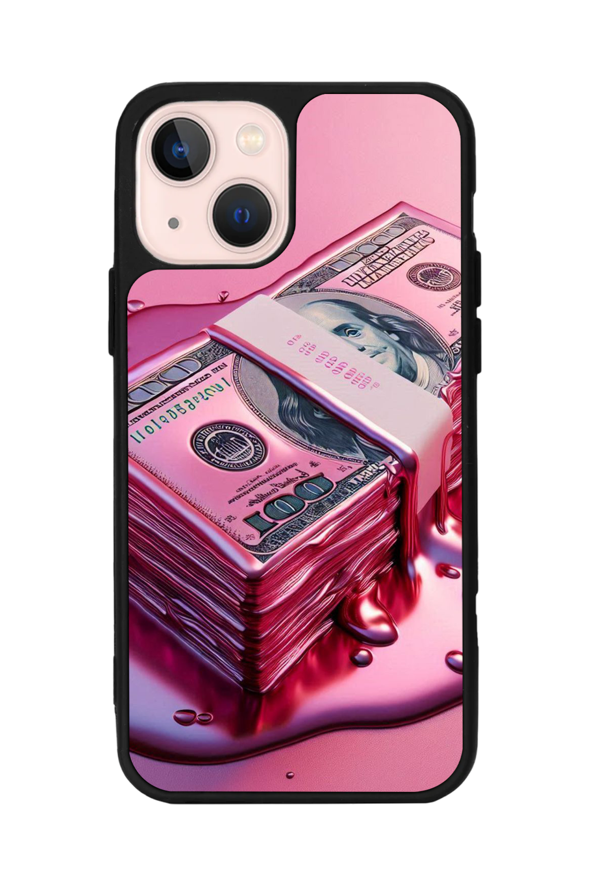 iPhone 13 Mini Uyumlu Money Para Tasarımlı Glossy Premium Kılıf