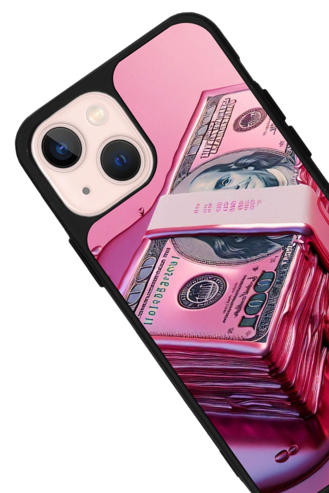 iPhone 13 Mini Uyumlu Money Para Tasarımlı Glossy Premium Kılıf