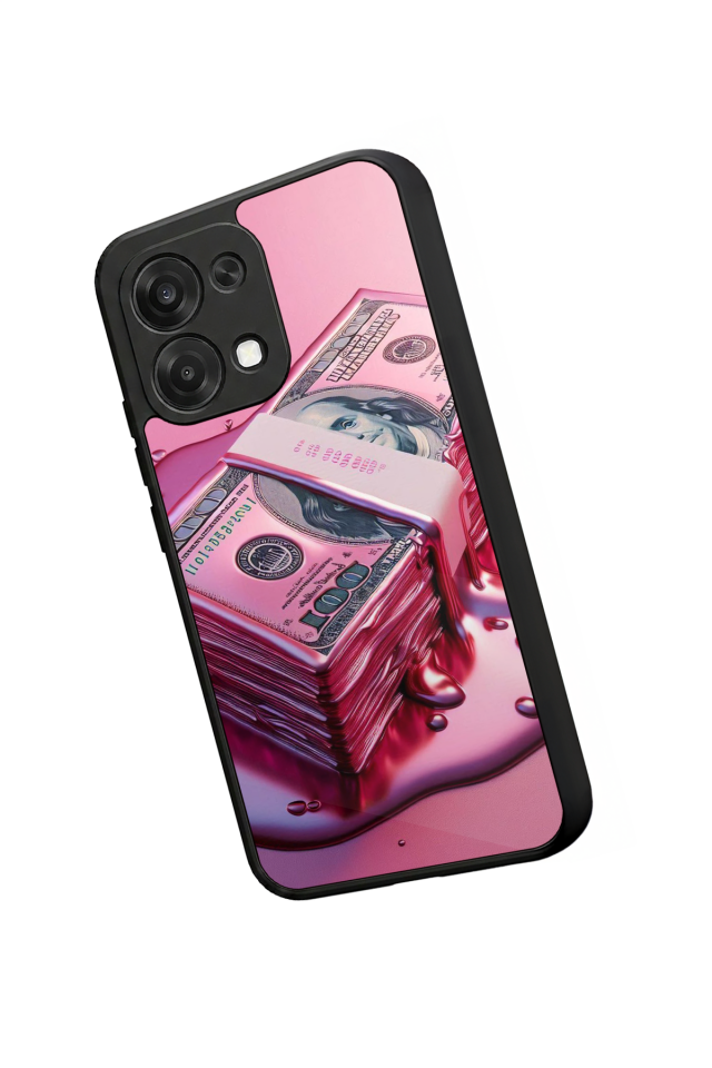 Oppo A6 Pro Uyumlu Money Para Tasarımlı Glossy Premium Kılıf