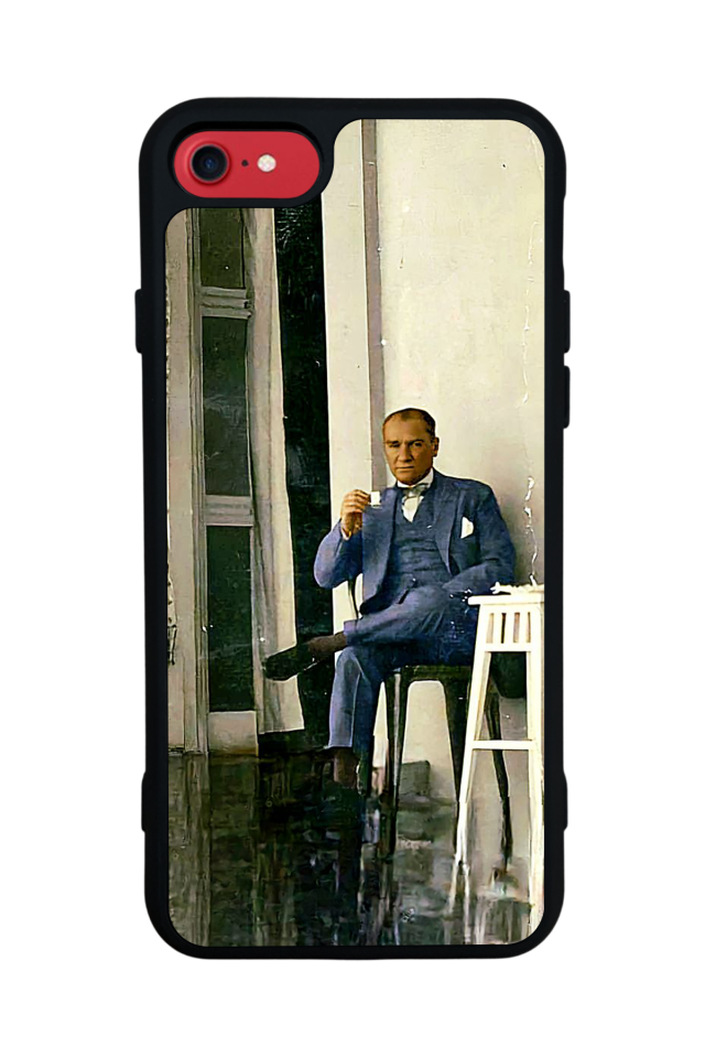 iPhone SE Uyumlu Mustafa Kemal Ataturk Tasarımlı Glossy Premium Kılıf