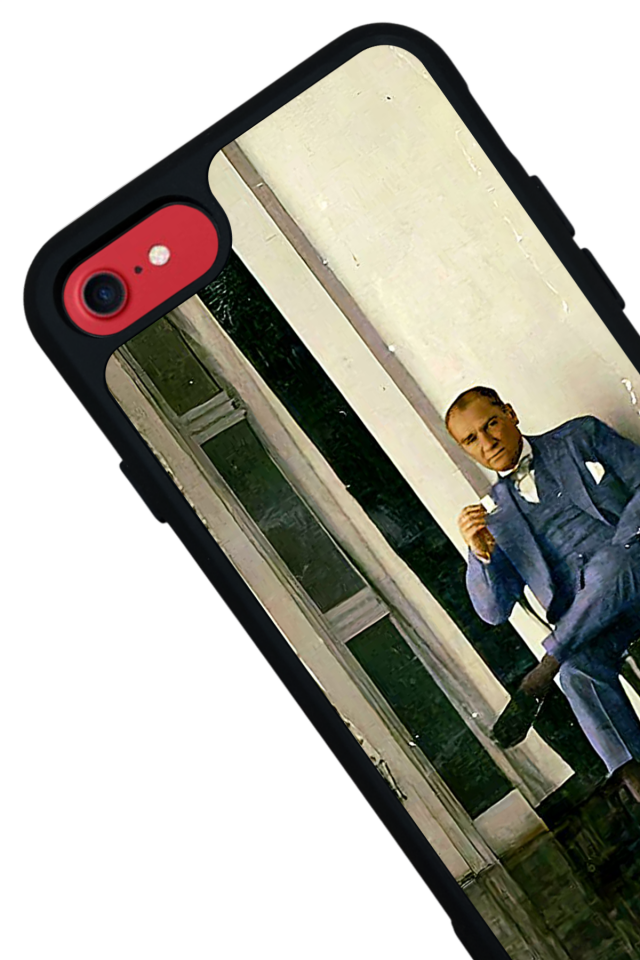 iPhone SE Uyumlu Mustafa Kemal Ataturk Tasarımlı Glossy Premium Kılıf