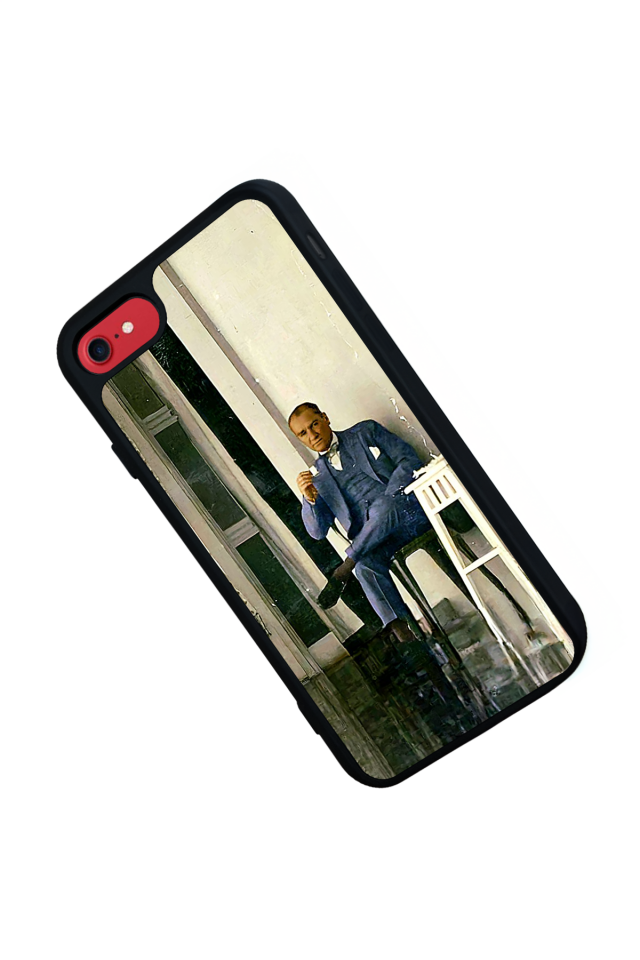 iPhone SE Uyumlu Mustafa Kemal Ataturk Tasarımlı Glossy Premium Kılıf