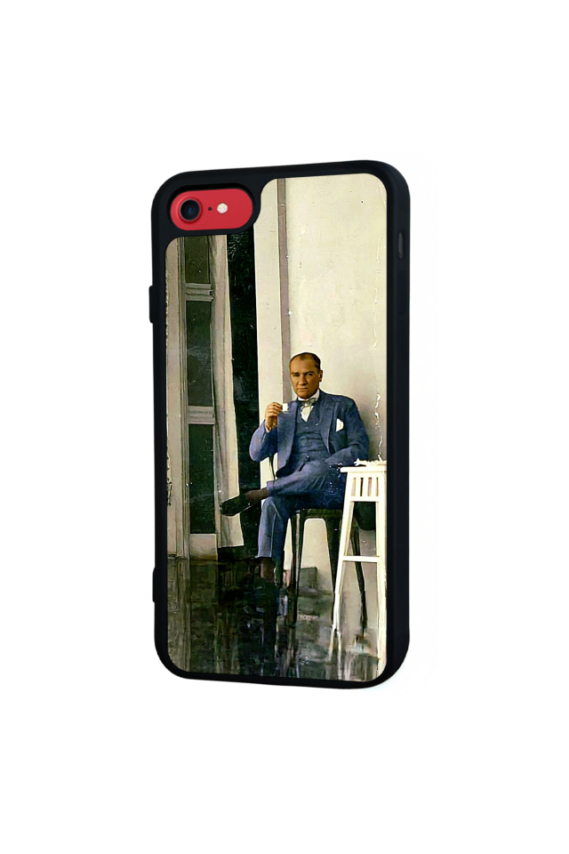 iPhone SE Uyumlu Mustafa Kemal Ataturk Tasarımlı Glossy Premium Kılıf