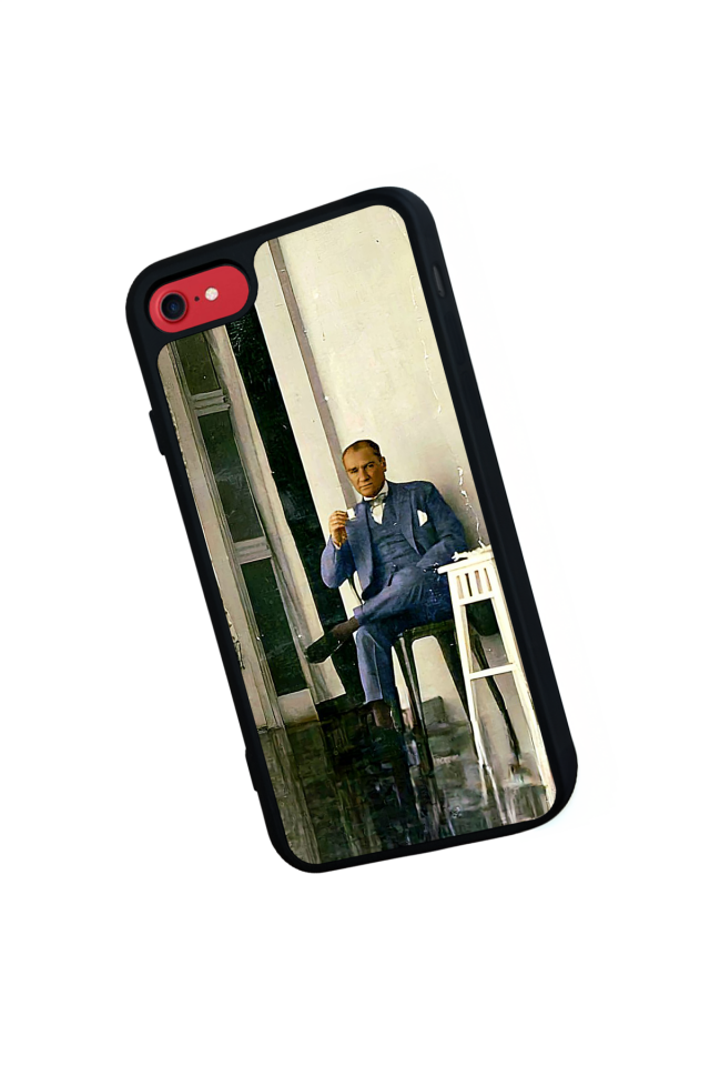 iPhone SE Uyumlu Mustafa Kemal Ataturk Tasarımlı Glossy Premium Kılıf