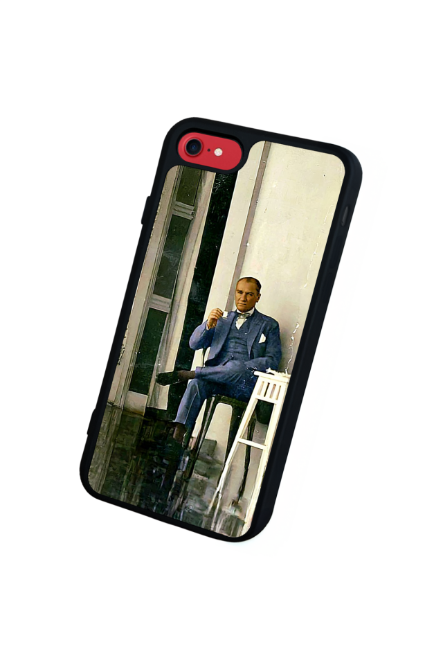 iPhone SE Uyumlu Mustafa Kemal Ataturk Tasarımlı Glossy Premium Kılıf