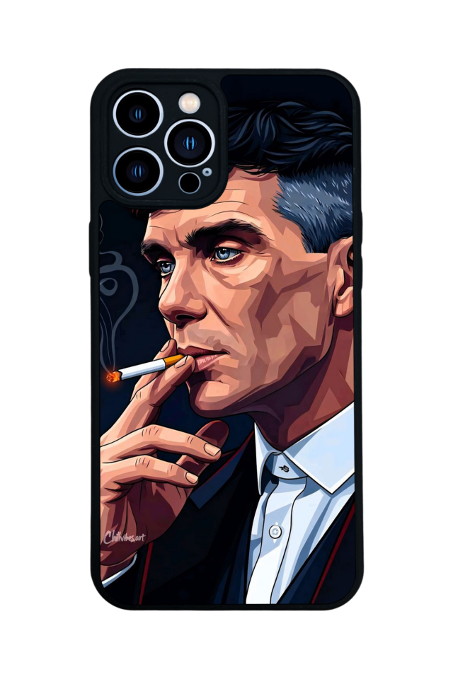 iPhone 13 Pro Max Uyumlu Peaky Blinders Tasarımlı Glossy Premium Kılıf
