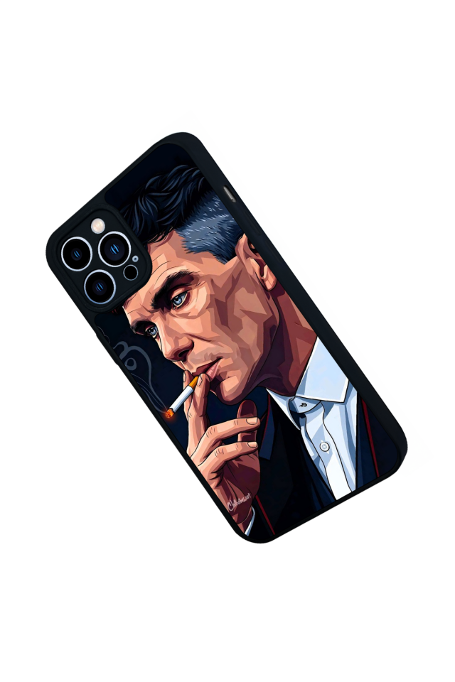 iPhone 13 Pro Max Uyumlu Peaky Blinders Tasarımlı Glossy Premium Kılıf