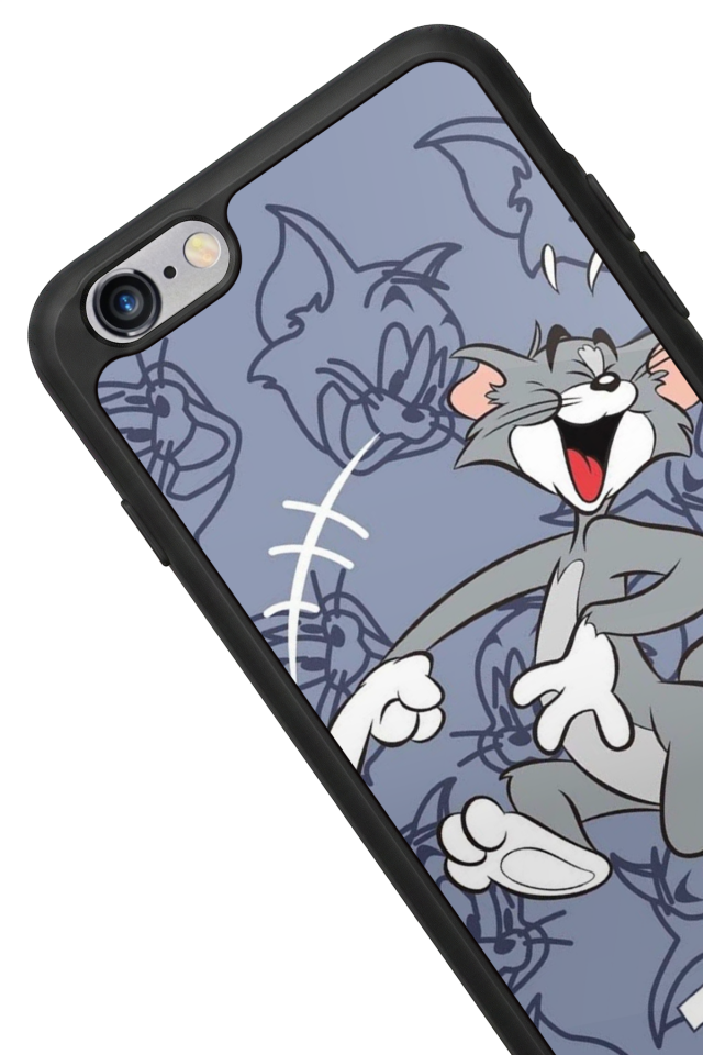 iPhone 6s Plus Uyumlu Tom And Jerry Tasarımlı Glossy Premium Kılıf