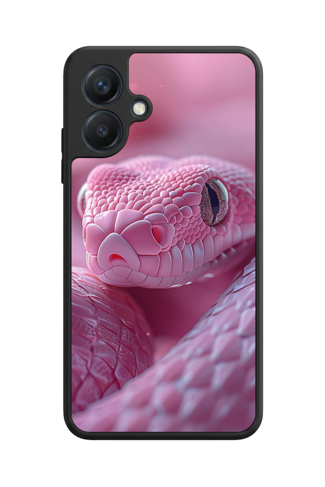 Samsung Galaxy A07 Uyumlu Yılan Tasarımlı Glossy Premium Kılıf