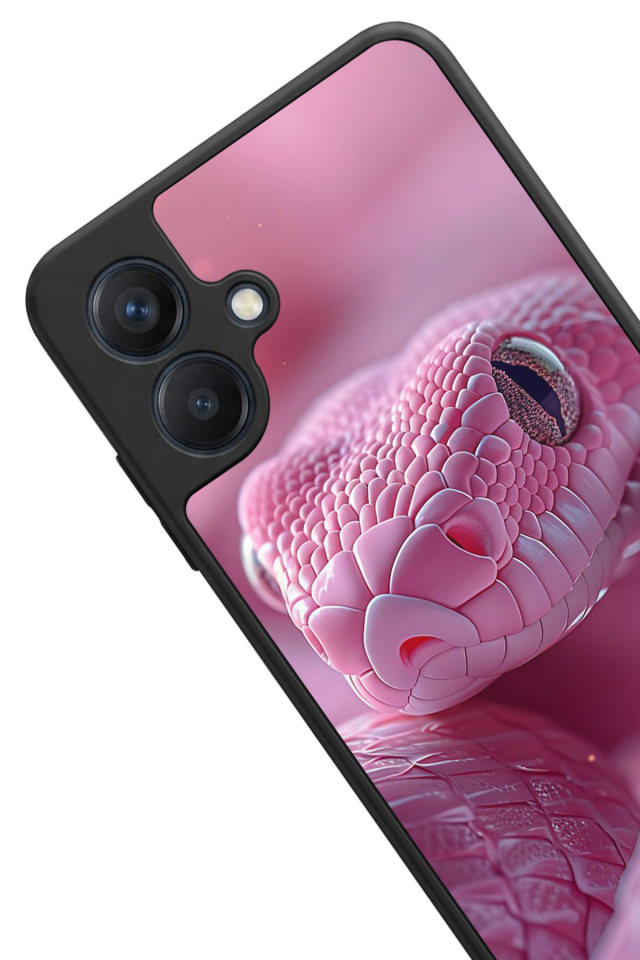 Samsung Galaxy A07 Uyumlu Yılan Tasarımlı Glossy Premium Kılıf