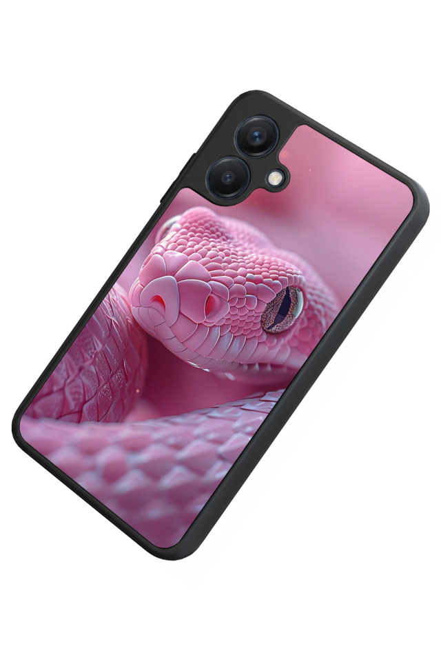 Samsung Galaxy A07 Uyumlu Yılan Tasarımlı Glossy Premium Kılıf