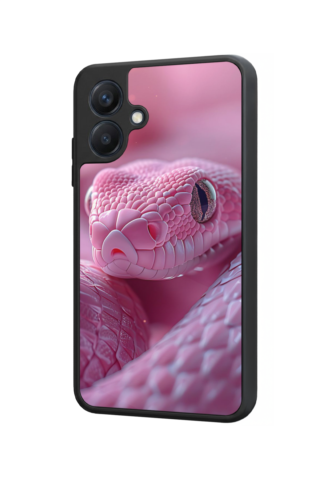 Samsung Galaxy A07 Uyumlu Yılan Tasarımlı Glossy Premium Kılıf