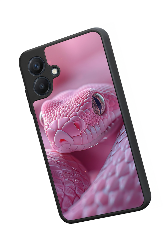 Samsung Galaxy A07 Uyumlu Yılan Tasarımlı Glossy Premium Kılıf