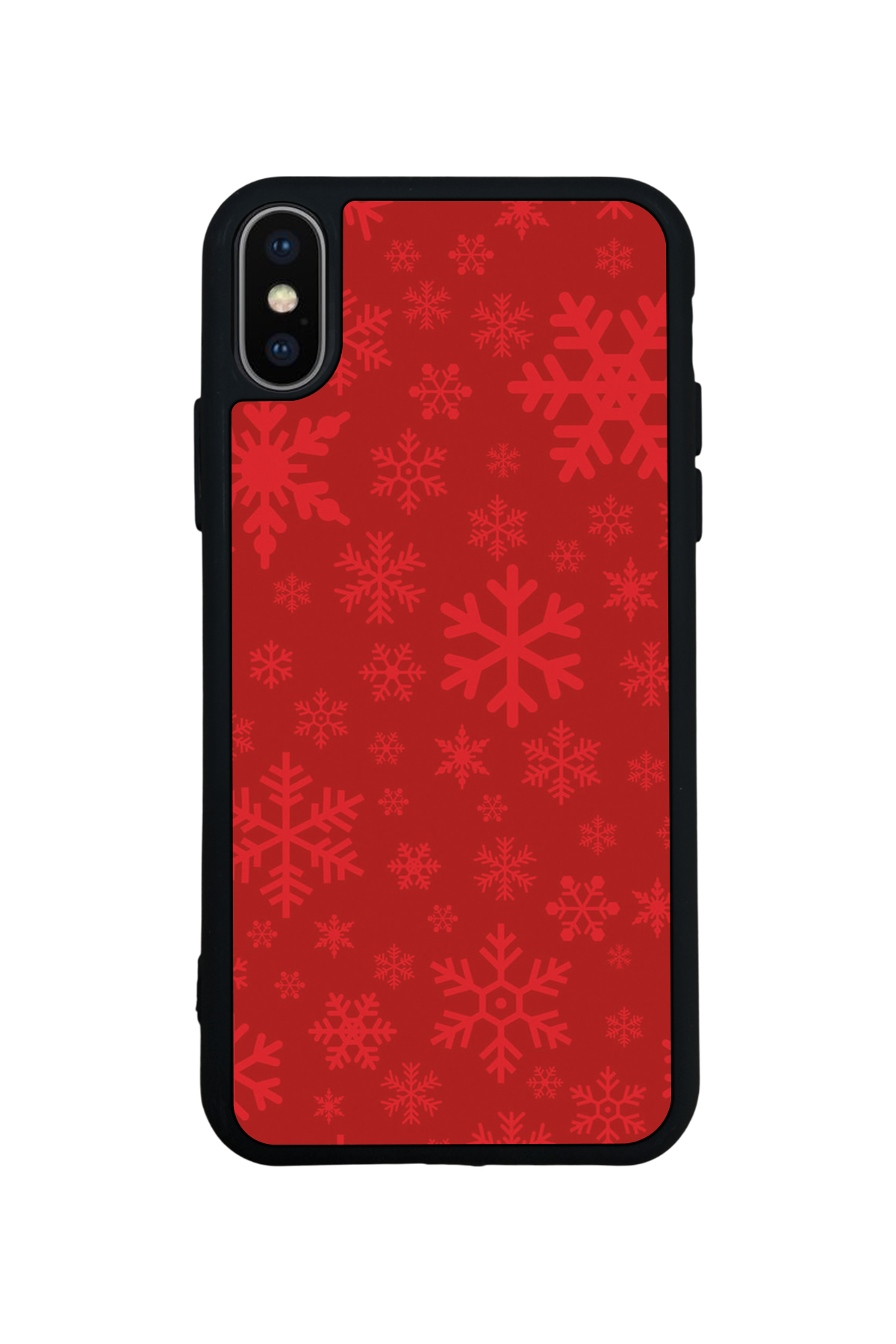 iPhone X/ XS Uyumlu Yilbasi Christmas Tasarımlı Glossy Premium Kılıf