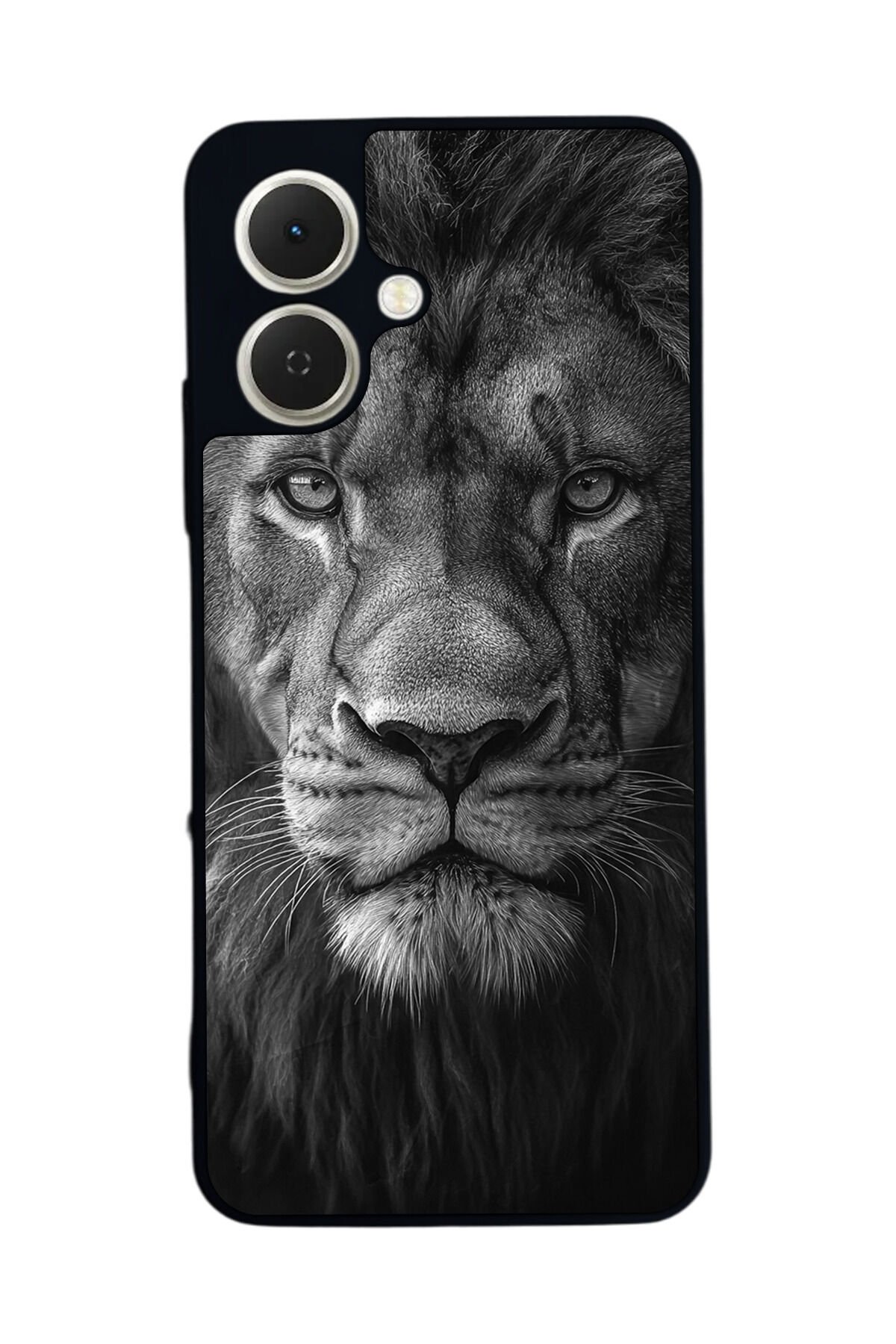 Tecno Spark GO 2 Uyumlu Aslan Tasarımlı Glossy Premium Kılıf