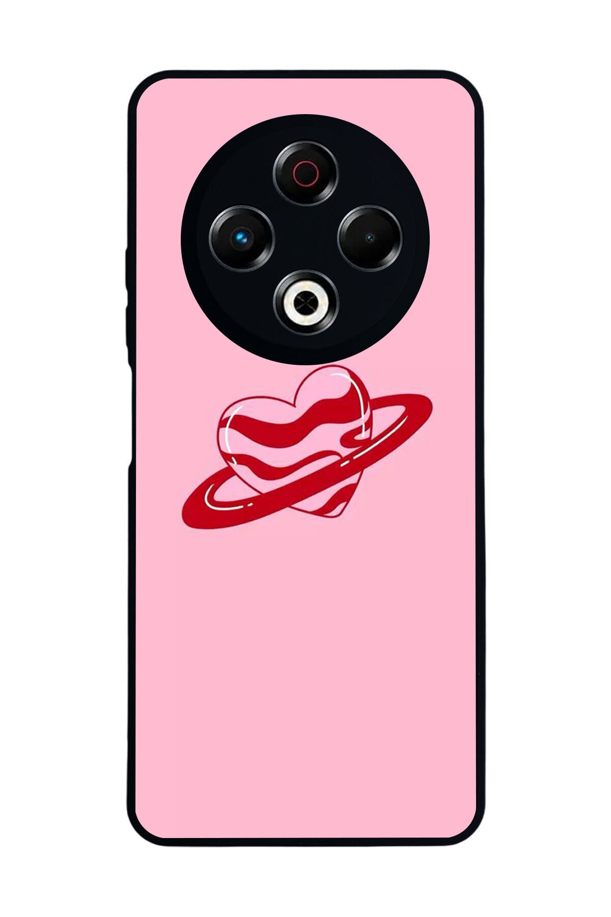 Tecno Spark 30 Uyumlu Kalp Love Tasarımlı Glossy Premium Kılıf